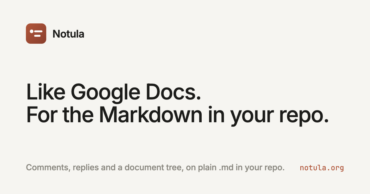 Show HN: Notula – where humans edit the Markdown your AI agents read